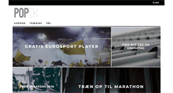 Desktop Screenshot of pop.dk