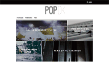 Tablet Screenshot of pop.dk